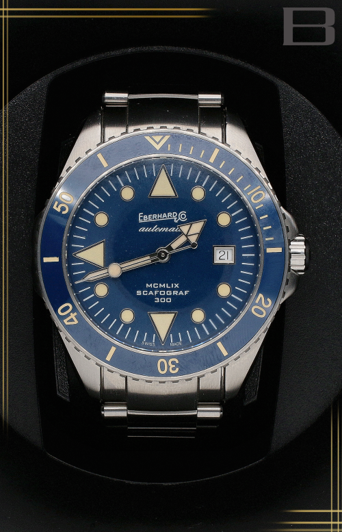 EBERHARD & CO. SCAFOGRAF 300 MCMLIX  VINTAGE BLU - U-41034.VS.CP