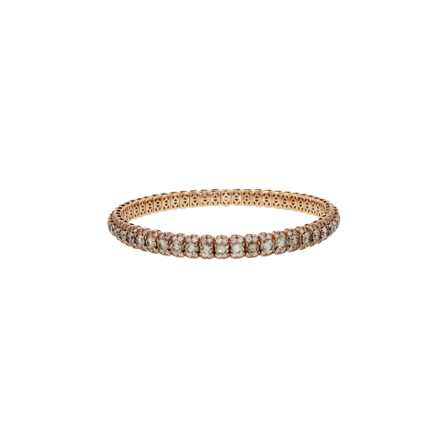 Accedi al prodotto correlato Bartorelli Italian Jewels BRACCIALE ELASTICO IN ORO ROSA CON DIAMANTI BROWN E DIAMANT BIANCHI - 1PU1482143/54/3