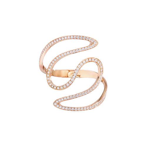 BRACCIALE IVY IN ORO ROSA E DIAMANTI - DIV10BRRRDI - DIV10BRRRDI