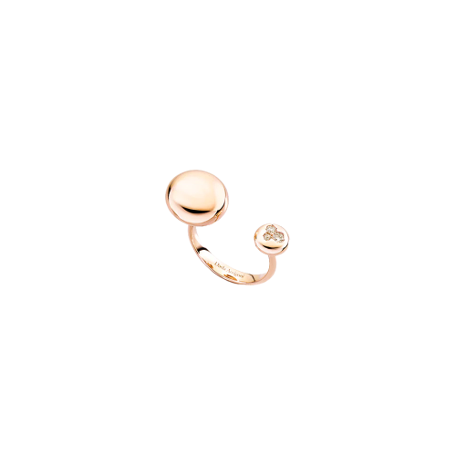 ANELLO GLAMOUR IN ORO ROSA E DIAMANTI BROWN - DGL06ANRRDW - DGL06ANRRDW