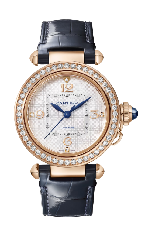 PASHA DE CARTIER, 35 MM, ORO ROSA, DIAMANTI, AUTOMATICO - WJPA0027