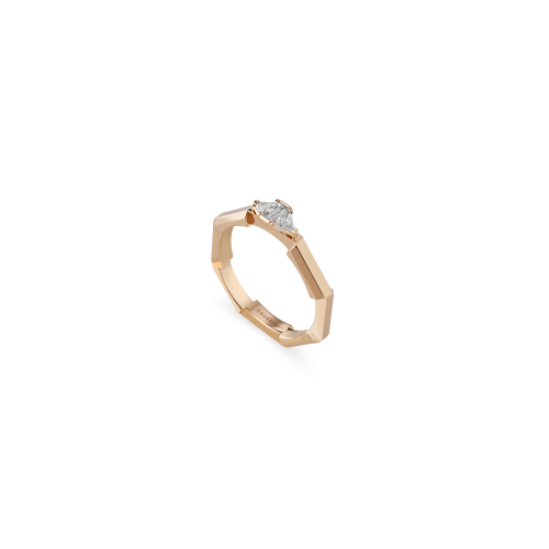 ANELLO GUCCI LINK TO LOVE CON DIAMANTI  - YBC744971001 - YBC744971001