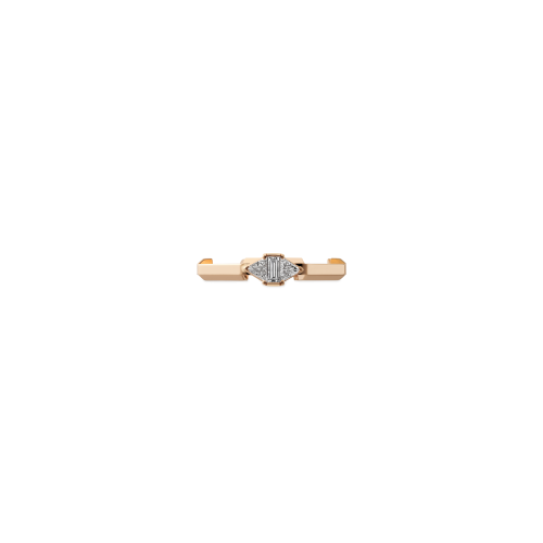 ANELLO GUCCI LINK TO LOVE CON DIAMANTI  - YBC744971001 - YBC744971001