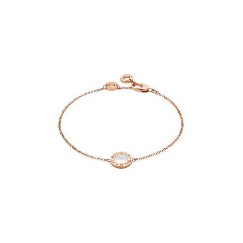 BRACCIALE BVLGARI BVLGARI IN ORO ROSA 18K CON ELEMENTO IN MADREPERLA - 359681 - 359681