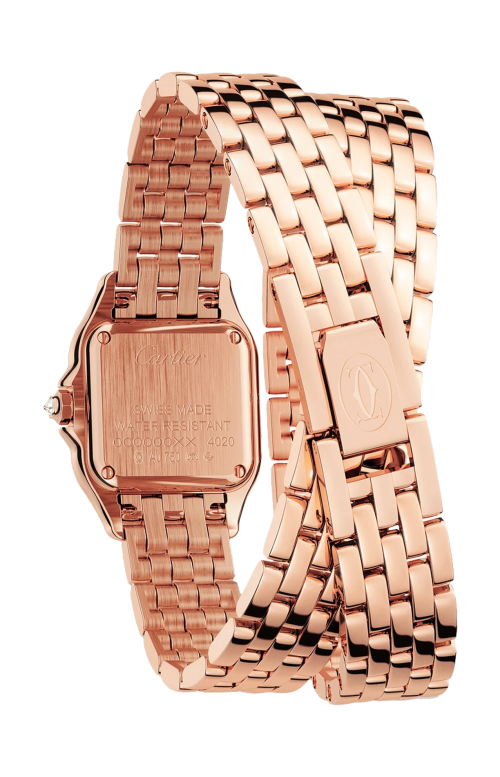 PANTHÈRE DE CARTIER MODELLO PICCOLO, ORO ROSA, DIAMANTI, QUARZO - WJPN0051