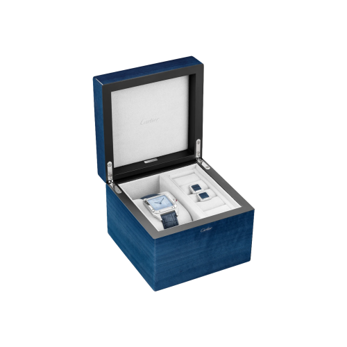 PREZIOSO COFANETTO SANTOS-DUMONT, MODELLO EXTRA-LARGE, PLATINO, MANUALE - LIMITED EDITION - WGSA0050