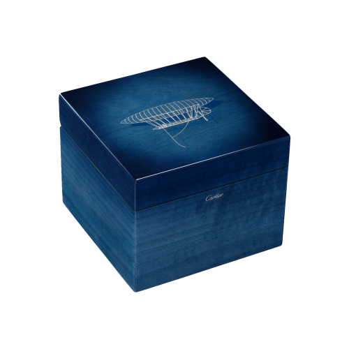 PREZIOSO COFANETTO SANTOS-DUMONT, MODELLO EXTRA-LARGE, PLATINO, MANUALE - LIMITED EDITION - WGSA0050