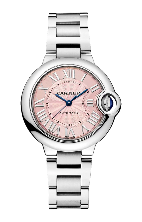 BALLON BLEU DE CARTIER 33 MM, AUTOMATICO, ACCIAIO - WSBB0068