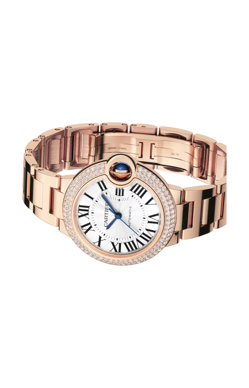BALLON BLEU DE CARTIER 33 MM, AUTOMATICO, ORO ROSA, DIAMANTI - WJBB0066