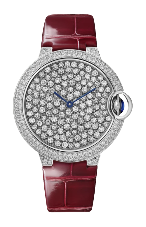 BALLON BLEU DE CARTIER 37 MM, AUTOMATICO, ORO BIANCO, DIAMANTI - HPI01515