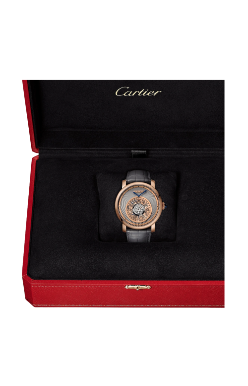 ROTONDE DE CARTIER ASTROCALENDAIRE, ORO ROSA, AUTOMATICO -  WHRO0027