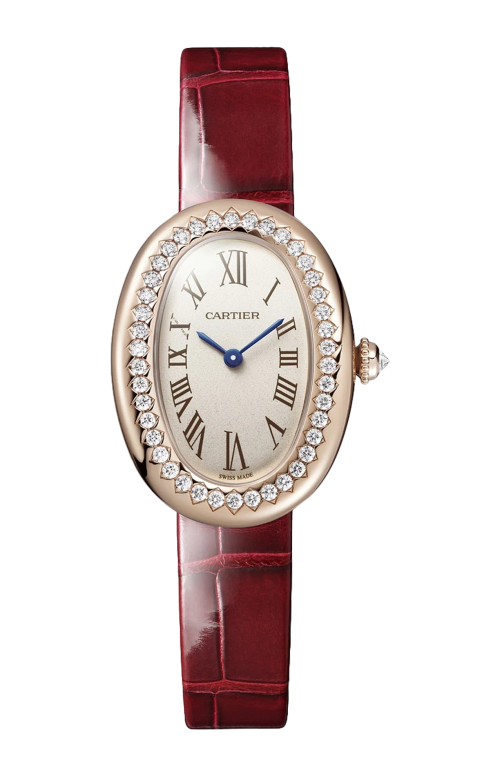 BAIGNOIRE DE CARTIER, MODELLO PICCOLO, ORO ROSA, DIAMANTI, QUARZO - WJBA0031