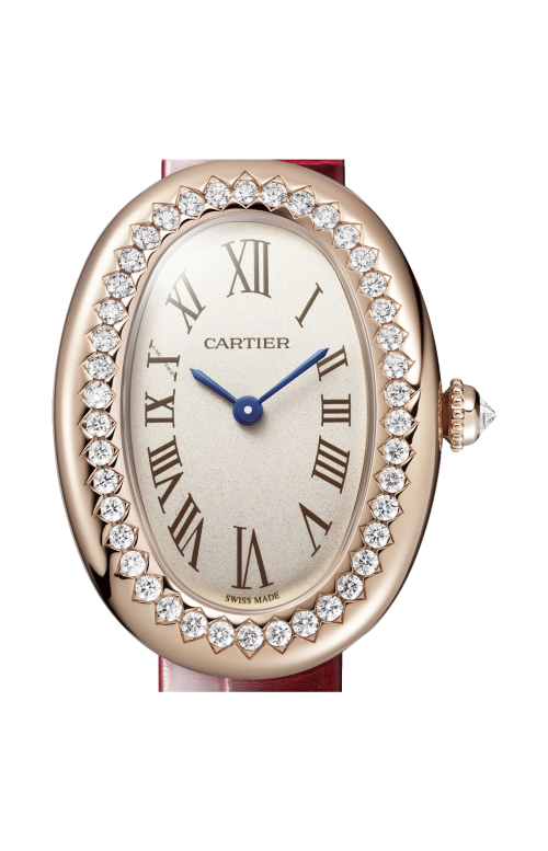 BAIGNOIRE DE CARTIER, MODELLO PICCOLO, ORO ROSA, DIAMANTI, QUARZO - WJBA0031