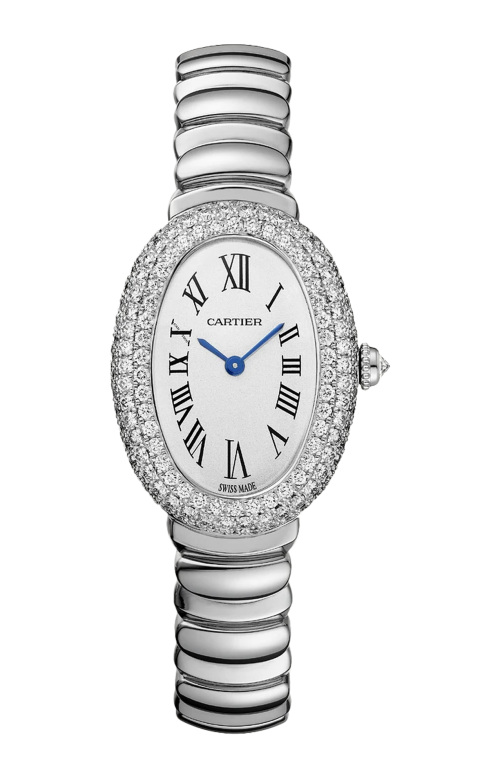 BAIGNOIRE MODELLO PICCOLO, ORO BIANCO, DIAMANTI, QUARZO - WJBA0051