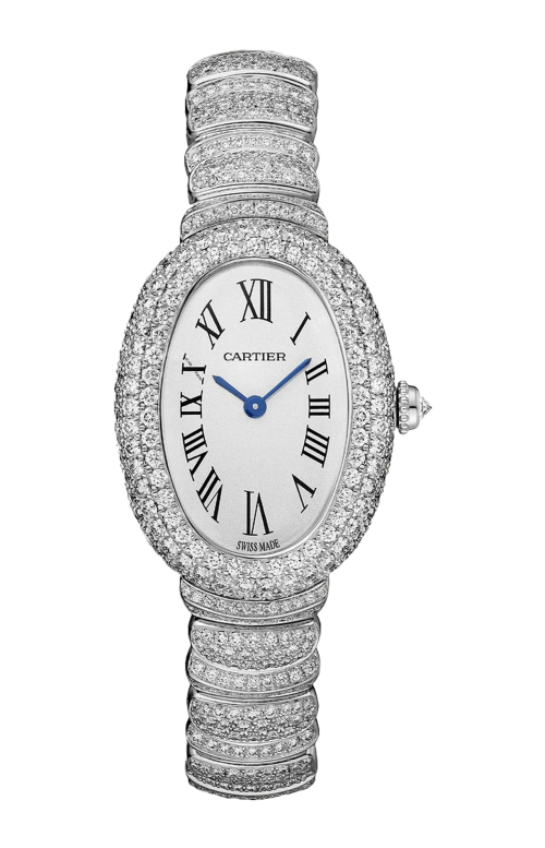BAIGNOIRE MODELLO PICCOLO, ORO BIANCO, DIAMANTI, QUARZO - WJBA0021