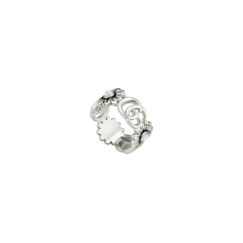 ANELLO FIORE IN ARGENTO GG MARMONT - YBC527394003 - YBC527394003