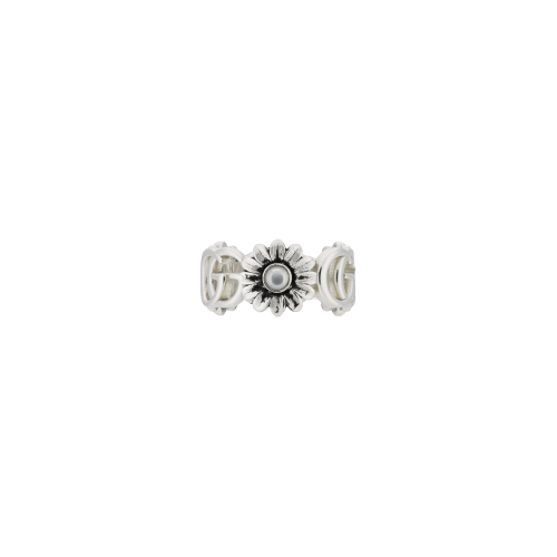 ANELLO FIORE IN ARGENTO GG MARMONT - YBC527394003 - YBC527394003