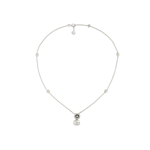 COLLANA GIROCOLLO GG MARMONT IN ARGENTO E MADREPERLA - YBB773231001 - YBB773231001