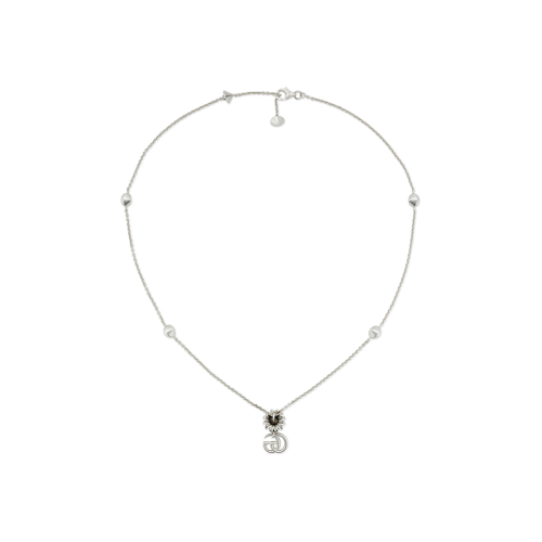 COLLANA GIROCOLLO GG MARMONT IN ARGENTO E MADREPERLA - YBB773231001 - YBB773231001