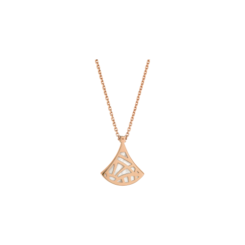 COLLANA DIVAS' DREAM IN ORO ROSA, DIAMANTE E MADREPERLA - 359986 - CL859867