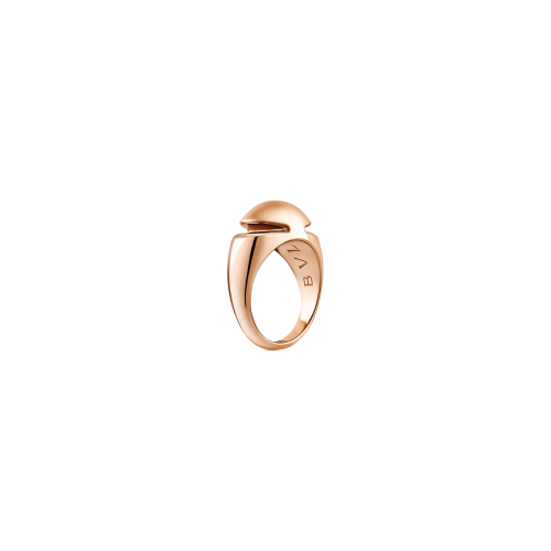 ANELLO BULGARI CABOCHON IN ORO ROSA - AN860189 - AN860189