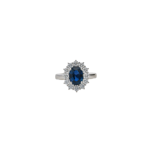Accedi al prodotto correlato Bartorelli Italian Jewels ANELLO IN ORO BIANCO CON ZAFFIRO BLU TAGLIO OVALE E DIAMANTI - 326-AN-1000