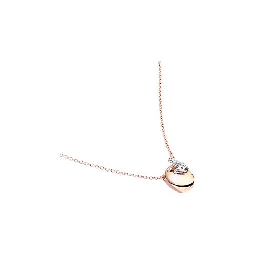 COLLANA HAPPY FROG IN ORO ROSA, ORO BIANCO E DIAMANTI - DHF03CARBDI