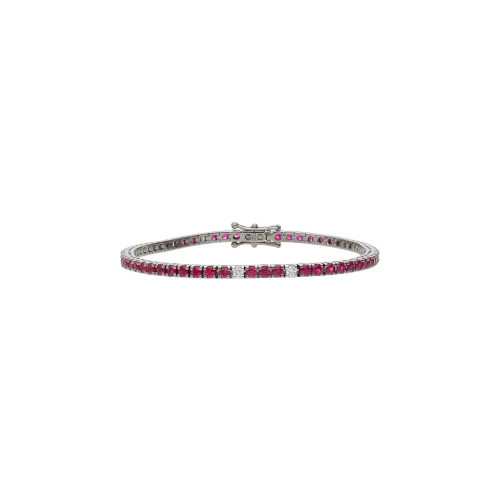 Accedi al prodotto correlato Bartorelli Italian Jewels BRACCIALE TENNIS IN ORO BIANCO CON RUBINI E DIAMANTI BIANCHI - 329-PRE-E