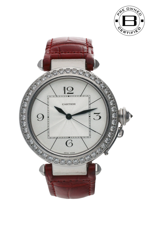 PASHA DE CARTIER ORO BIANCO E DIAMANTI - U-WJ118751