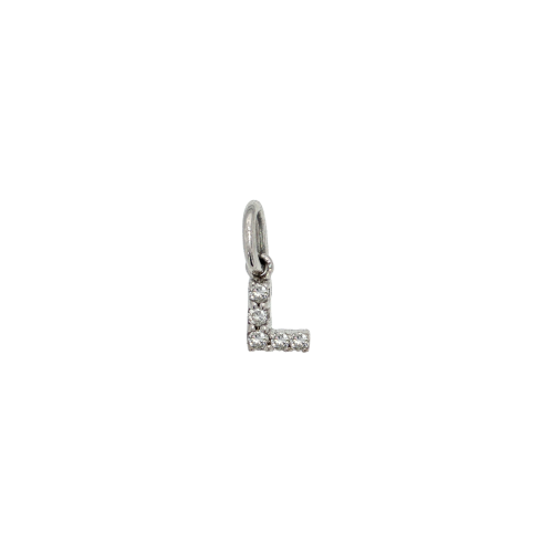 Accedi alla scheda di Bartorelli Italian Jewels CIONDOLO INIZIALE LETTERA L IN ORO BIANCO E DIAMANTI - CIONDLETT