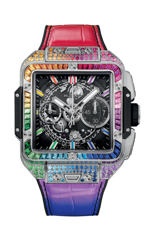 SQUARE BANG UNICO TITANIUM RAINBOW 42 MM - 821.NX.0117.LR.0999