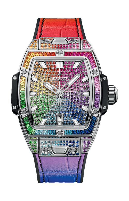 SPIRIT OF BIG BANG STEEL RAINBOW 32 MM - 682.SX.9900.LR.0999