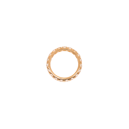 Accedi alla scheda di Bartorelli Italian Jewels ANELLO VERETTA A GIRO INTERO IN ORO ROSA E DIAMANTI - 093-R13