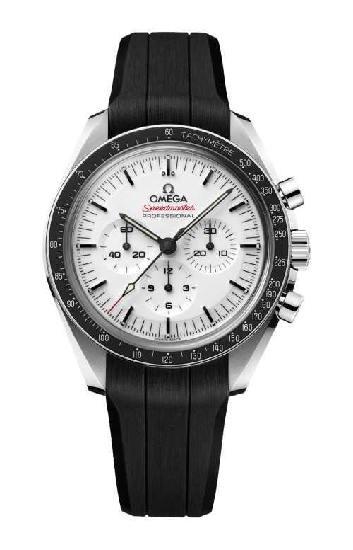 SPEEDMASTER MOONWATCH PROFESSIONAL 42 MM ACCIAIO SU CINTURINO IN CAUCCIU' - 310.32.42.50.04.001