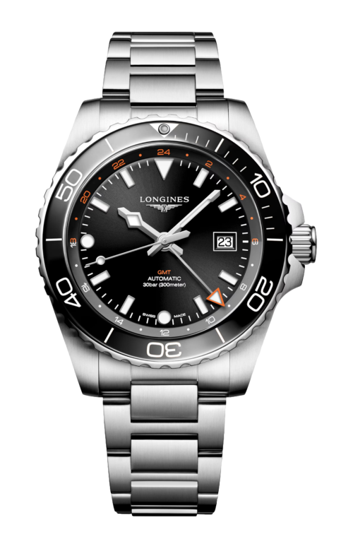 HYDROCONQUEST GMT 43 MM - L3.890.4.56.6