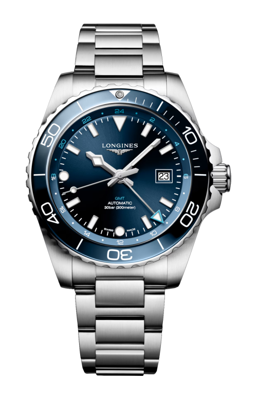 HYDROCONQUEST GMT 43 MM - L3.890.4.96.6