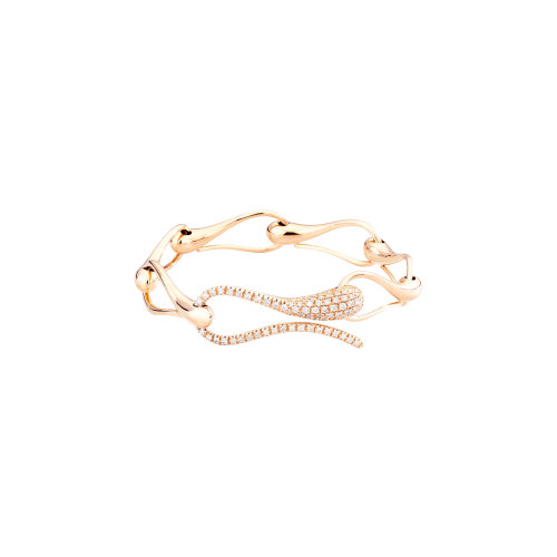 BRACCIALE ELIKA IN ORO ROSA E DIAMANTI - DEK01BRRRDI