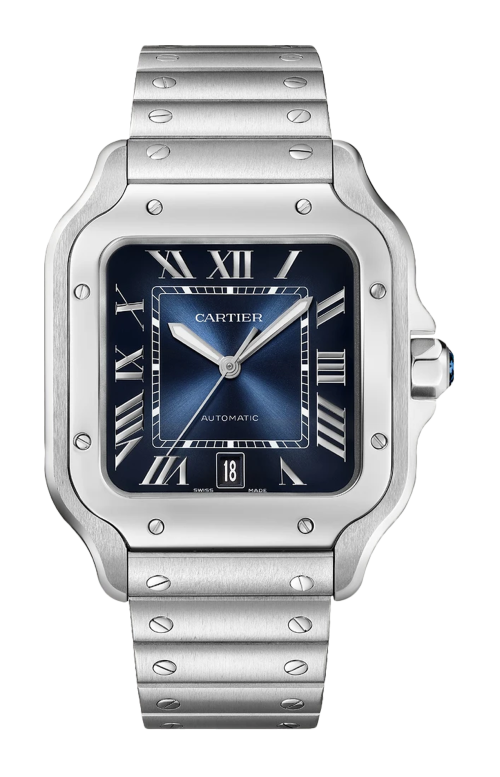 SANTOS DE CARTIER, MODELLO GRANDE, ACCIAIO, AUTOMATICO - WSSA0071