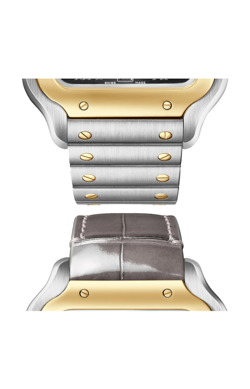 SANTOS DE CARTIER, MODELLO GRANDE, ACCIAIO, ORO ROSA, AUTOMATICO - W2SA0030