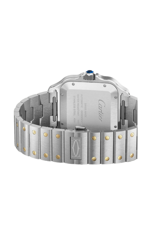 SANTOS DE CARTIER, MODELLO GRANDE, ACCIAIO, ORO ROSA, AUTOMATICO - W2SA0030