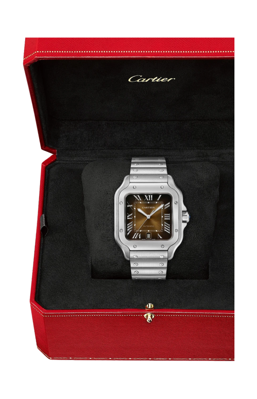 SANTOS DE CARTIER, MODELLO GRANDE, ACCIIAIO, AUTOMATICO - WSSA0064