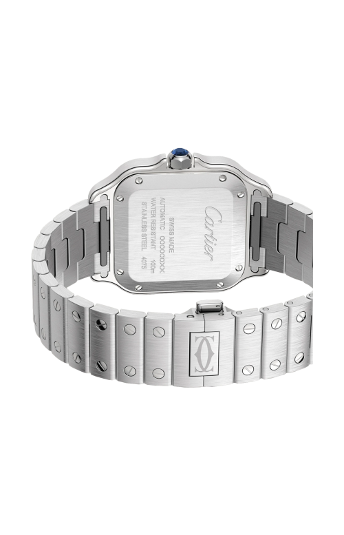 SANTOS DE CARTIER, MODELLO MEDIO, ACCIAIO, AUTOMATICO - WSSA0065