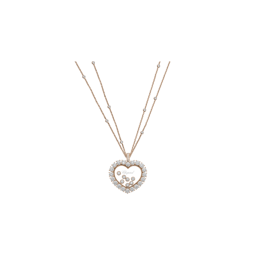 COLLANA HAPPY DIAMONDS ORO ROSA, DIAMANTI - 79A049-5001