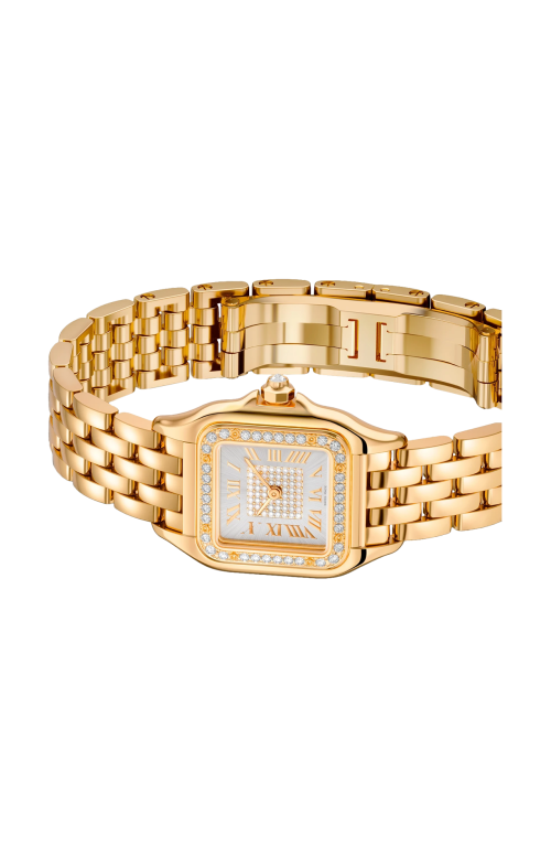 PANTHÈRE DE CARTIER MODELLO PICCOLO, ORO GIALLO, DIAMANTI, QUARZO - WJPN0080