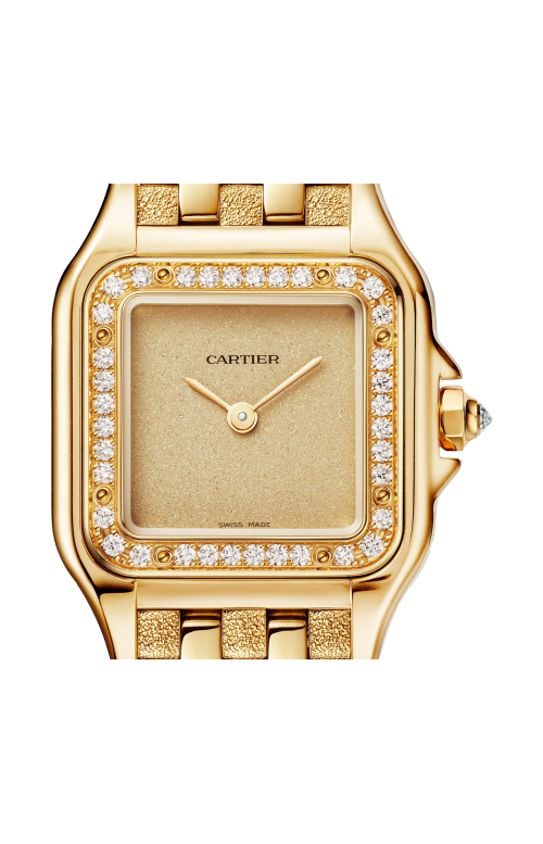 PANTHÈRE DE CARTIER MODELLO PICCOLO, QUARZO, ORO GIALLO, DIAMANTI - WJPN0057