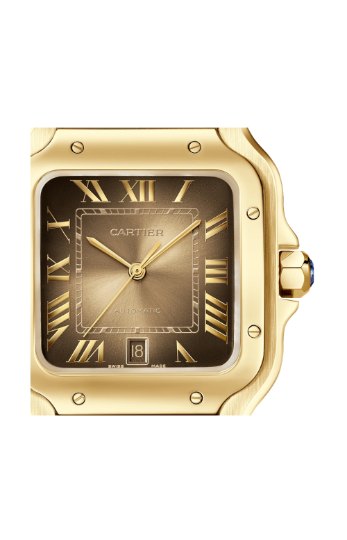 SANTOS DE CARTIER MODELLO GRANDE, AUTOMATICO, ORO GIALLO - WGSA0095