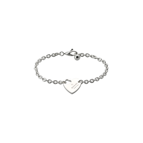 BRACCIALE TRADEMARK A CATENA CON CIONDOLO IN ARGENTO - YBA796301001