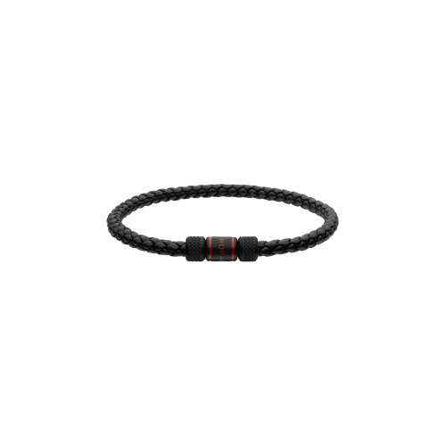 CHOPARD - BRACCIALE CLASSIC RACING, PELLE NERA, METALLO TONALITA' NERA - 95016-0265