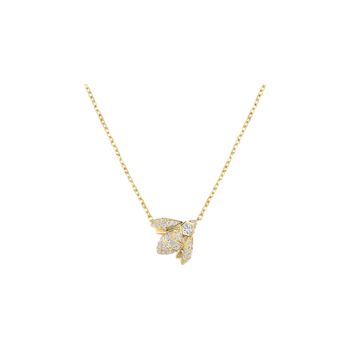 CHAUMET - PENDENTE BEE MY LOVE IN ORO GIALLO TEMPESTATO DI DIAMANTI - 085772-000