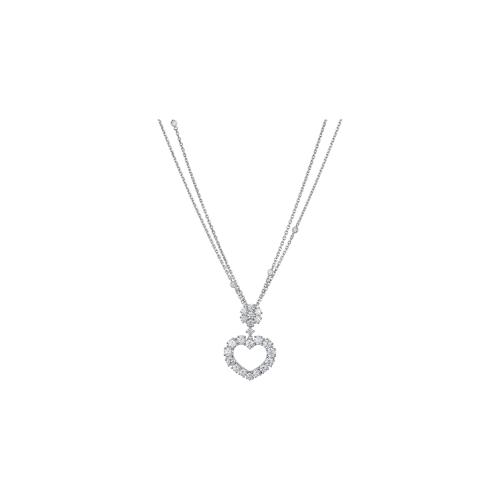 CHOPARD - PENDENTE L'HEURE DU DIAMANT, ORO BIANCO ETICO, DIAMANTI - 799070-1001